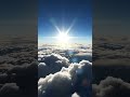 Flight Above the Clouds: A Mesmerizing Celestial Escape ☁️☀️