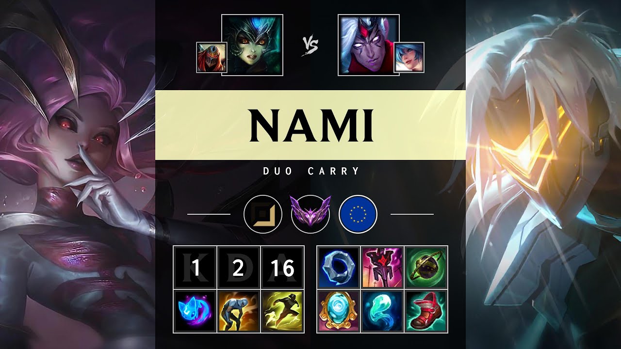 Nami Carry vs Varus - EUW Master Patch 25.13