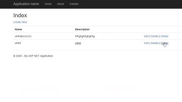 ASP.NET MVC -  Read Insert Update Delete using Entity framework