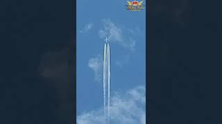 Aircraft Flying in the Sky #airplane #aircraft #emirates #flight #boeing #indigoairlines #flight