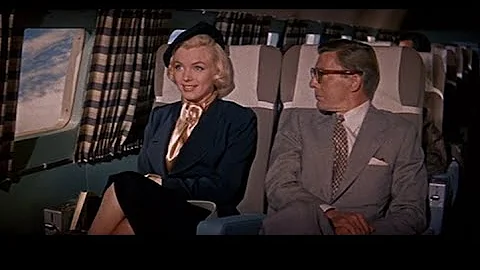 Marilyn Monroe tries on her glasses with David Wayne - with prelude, in How to Marry a Millionaire