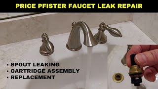 Price Pfister Faucet Repair - How to fix a spout leak and modify the replacement cartridge assembly