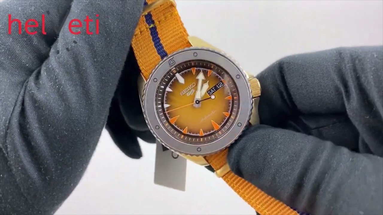 Seiko 5 Sports automatico NARUTO edicion limitada