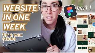 WEBSITE IN A WEEK (Day 1 + 2) | Figma to Showit.co