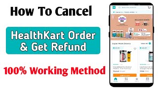 how to cancel healthkart order screenshot 2