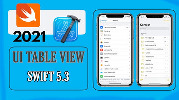 Create a Table View Xcode 12 (Swift 5) | 2021 | coderswift