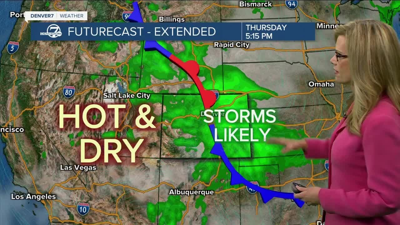 Cooler air and storms for Thursday - YouTube