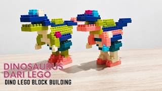 Satisfying DIY Dino /ASMR Building Blocks/ relaxation #asmr#asmrsounds#buildingblocks