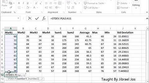 Think First MS Excel : Lab 2