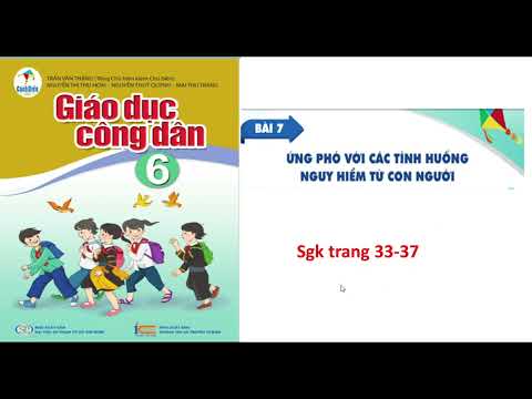 Video GDCD 6: bài 7: Bộ sách cánh diều: Ứng phó với tình... - youtube
