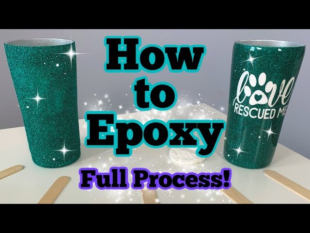 How to Prep a Tumbler for Epoxy and Glitter