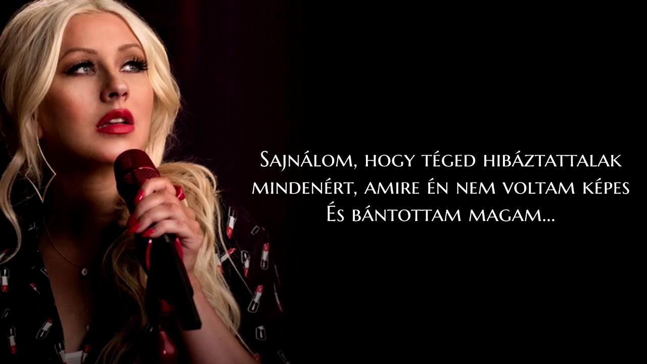 Christina Aguilera - Hurt (hungarian/magyar)