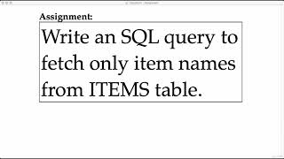 56 008 SQL Query to retrieve data from one table Assignment 4