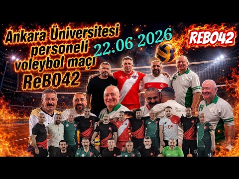 Ankara Üniversitesi personeli Volleyball maçı 22.06.2026 @ReBO42Norveç@kebo42@Rec42 