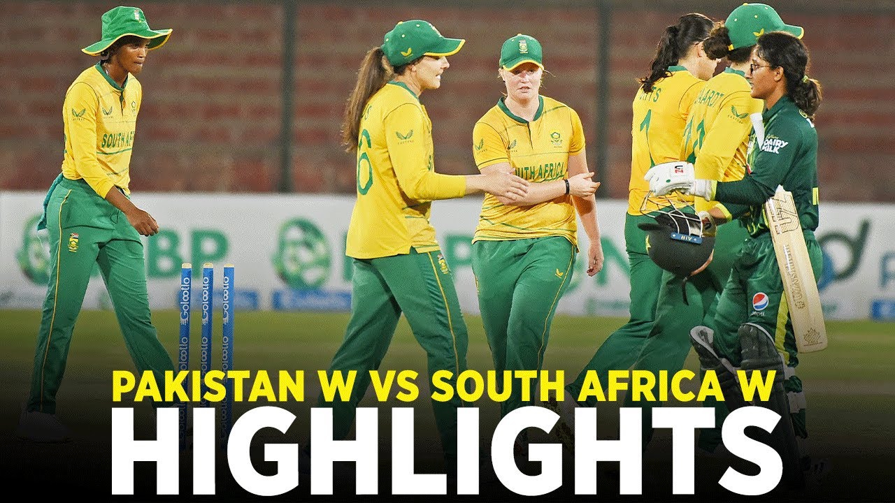 Full Highlights Pakistan Women vs South Africa Women 2nd T20I 2023 PCB M3D2A