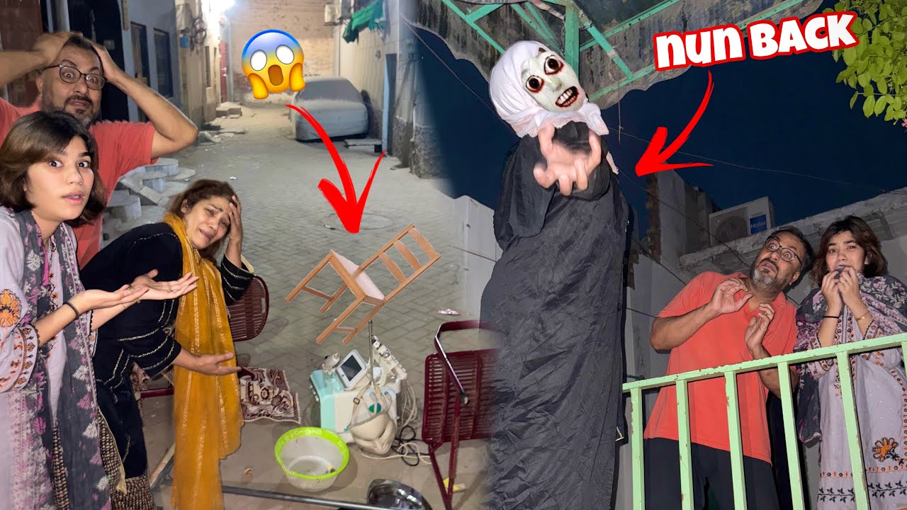 Finally ghost ny gher se nikal deya 😱new house❤️