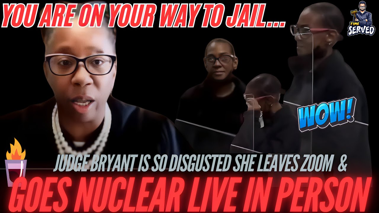 Breaking News: Judge Bryant Ditches Zoom And Goes Nuclear On Defendant Face-to-Face!