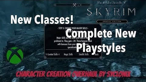 Skyrim SE Xbox One Mods|Character Creation Overhaul By Syclonix