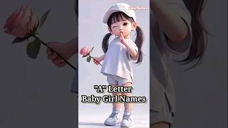Top 5 'A' Letter Names for Hindu Baby Girl | Baby Names | #babynames #cute #baby #girlnames