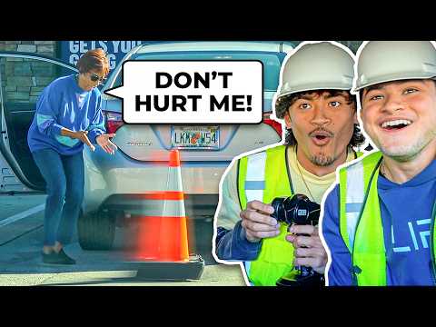 REMOTE CONTROLLED CONE PRANK *G0NE WRONG* thumbnail