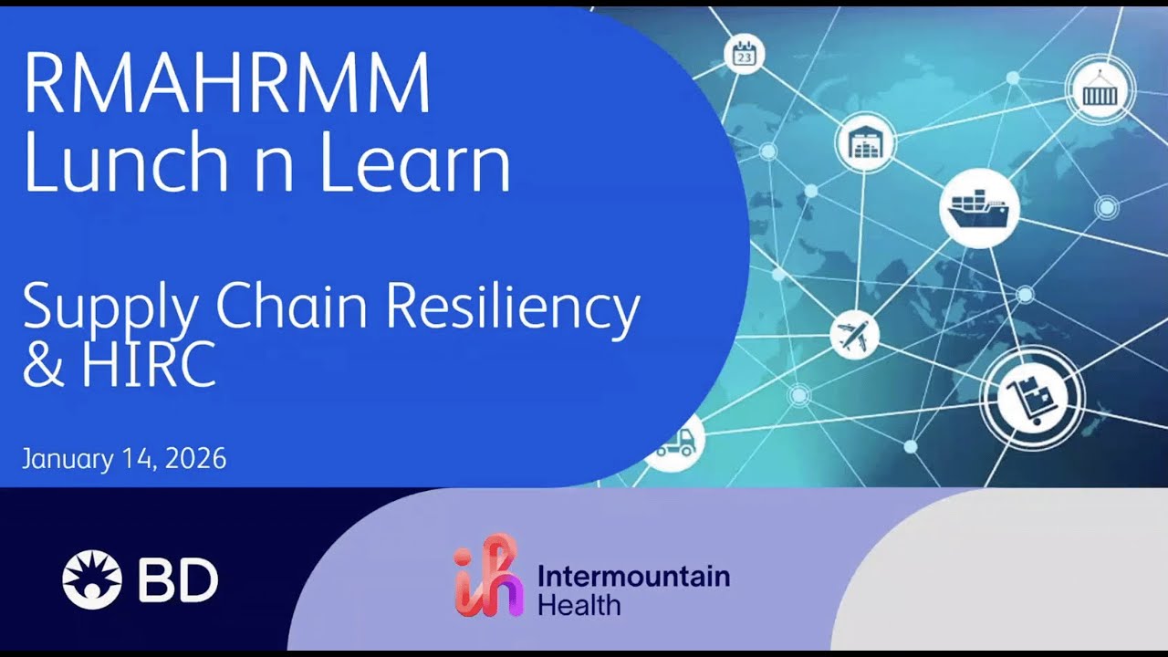 Supply Resiliency - Healthcare Industry Resilience Collaborative (HIRC ...