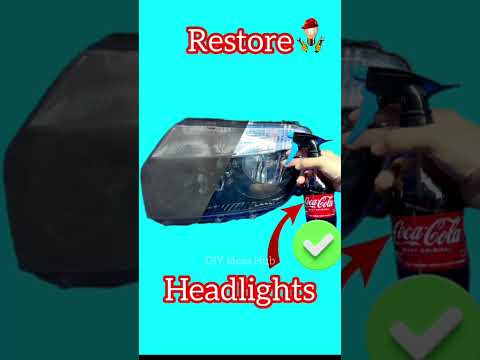 Restore Headlights PERMANENTLY.🚗Polishing Headlights.