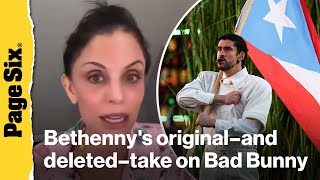 See Bethenny Frankel's original–and deleted–take on Bad Bunny's Super Bowl 2026 halftime show