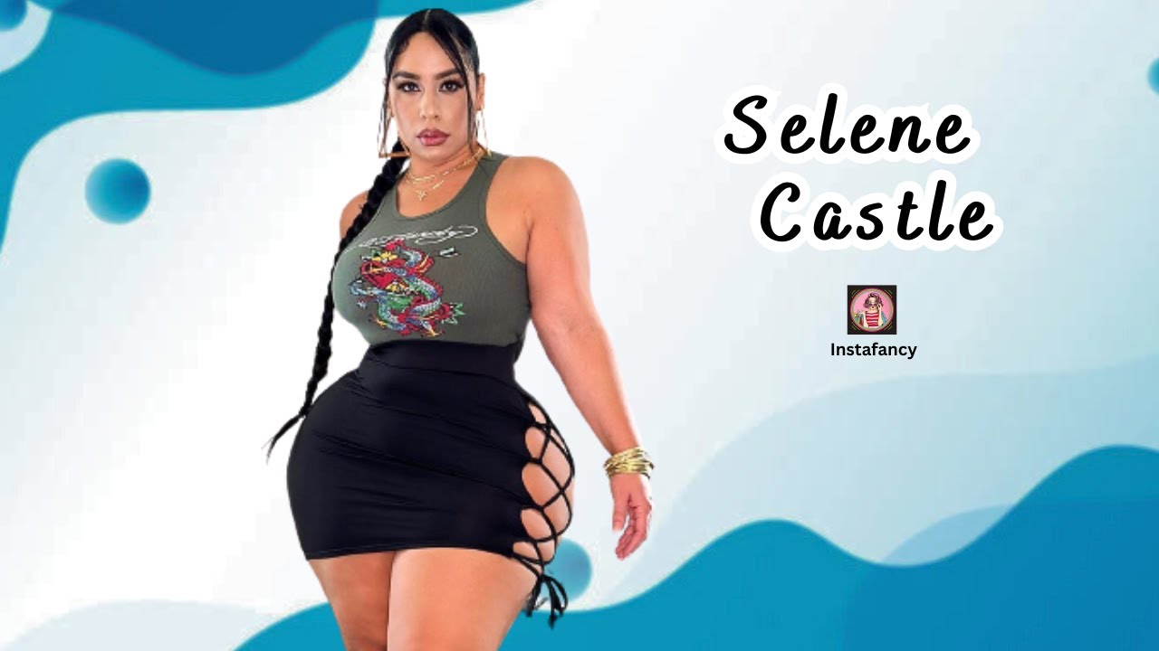 Selene Castle Bold & Curvy American Plus Size Style Swimwear Model(03)