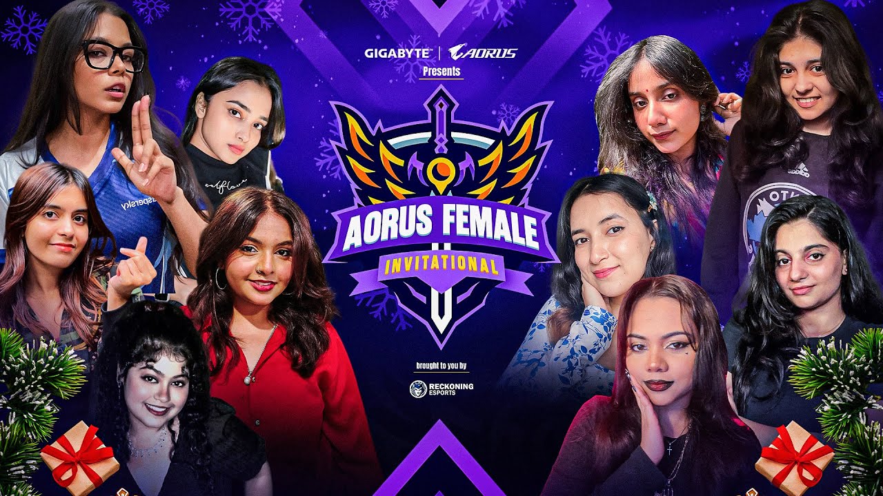 AORUS Female Invitational Christmas Showmatch | Valorant BO3 | Player Auction & Giveaway