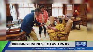 Gov. Beshear shining light on Kentuckian bringing kindness to eastern KY flood vicitms