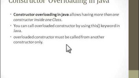 JAVA - Method & Constuctor Overloading