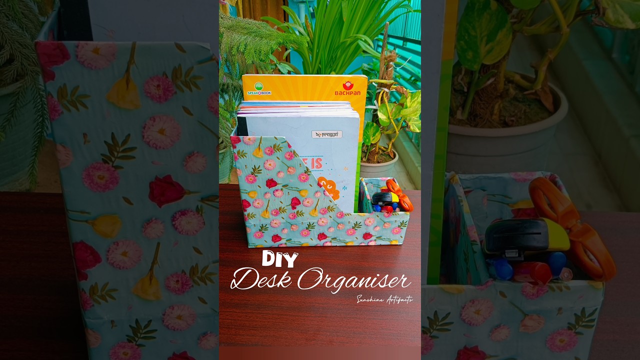 DIY Books Organiser with Pen Stand 😱 