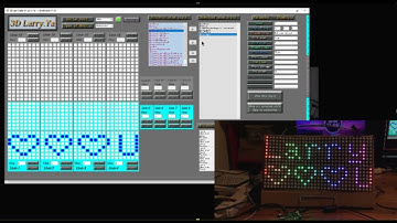 Dot Matrix --WS2812 flexible RGB , Edit your favorite show : Spectrum+Animation+Clock Part2