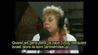 Interview de Shulamit Aloni, ex ministre israelienne
