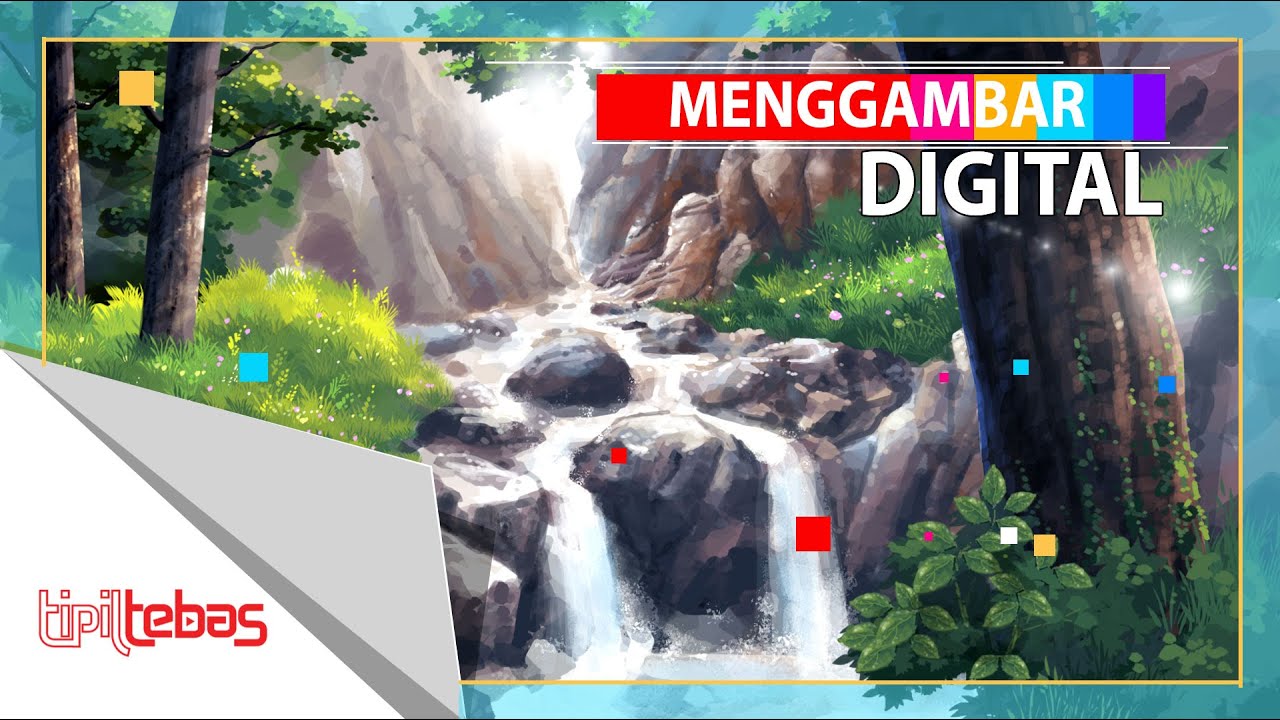 Cara Melukis Air  Terjun  dengan Adobe  Photoshop YouTube