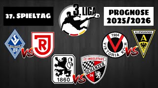 37. SPIELTAG 3. LIGA PROGNOSE 2025/2026! / 1860 München gegen FC Ingolstadt