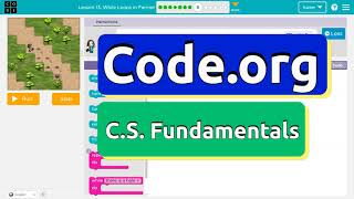 Code.org Express Lesson 16.12 While Loops in Farmer | Answers Explained | Course D Lesson 15.12