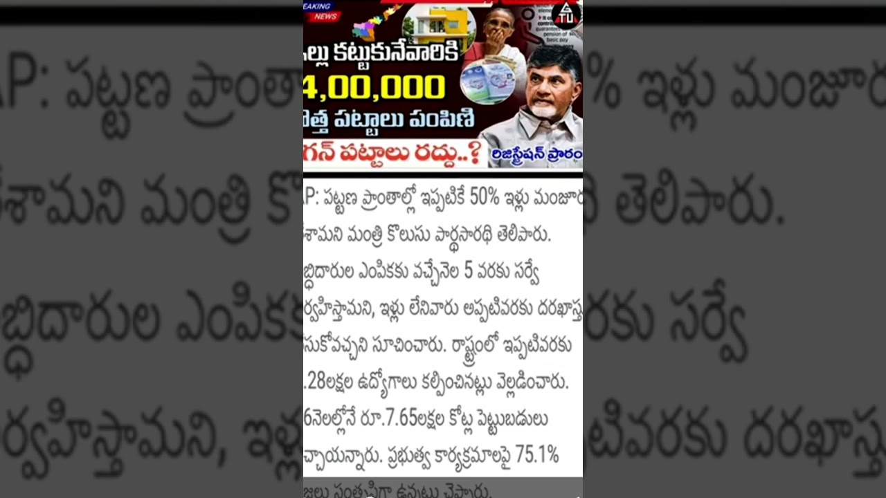 AP Housing New Funds? 4 Lakhs Allocation Shocking Update!