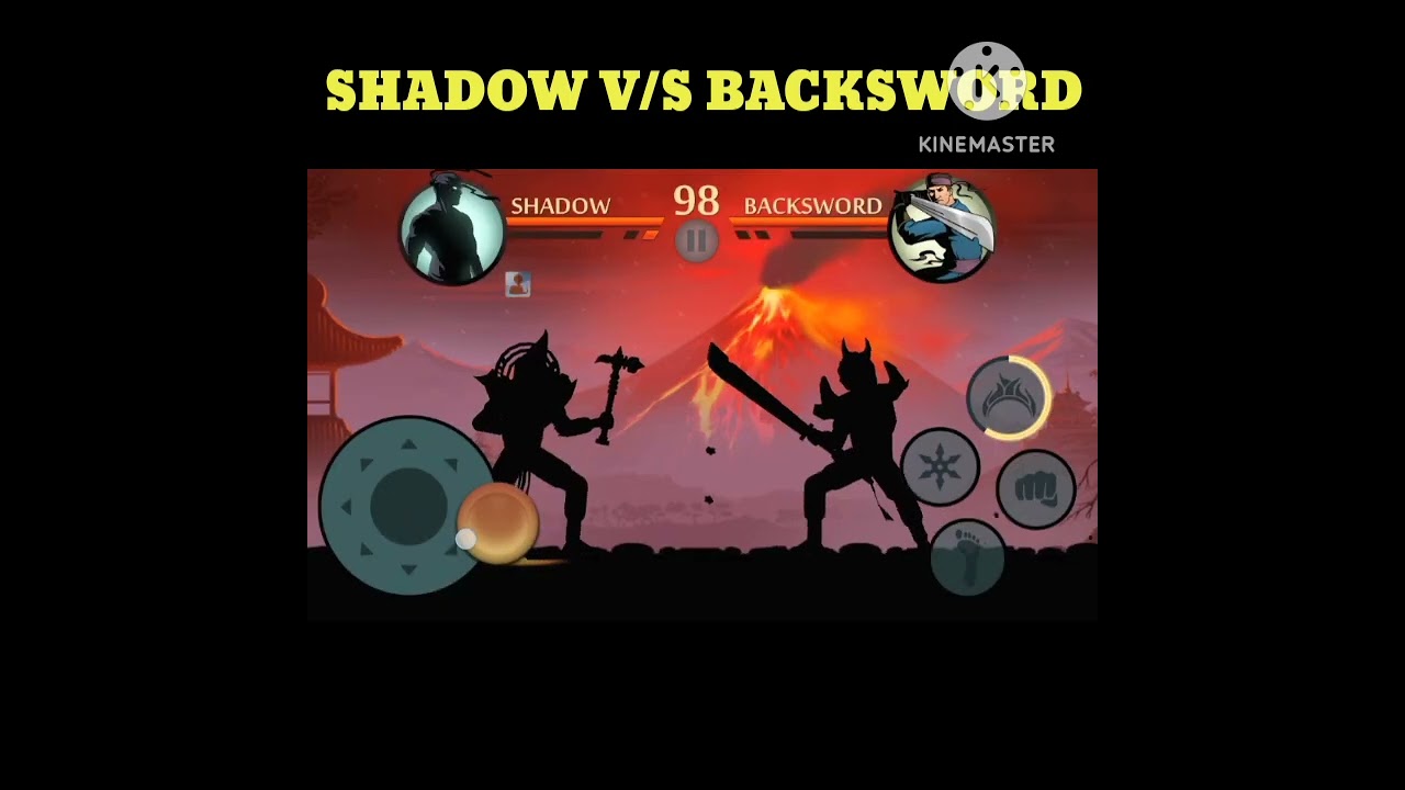 Shadow Fight Vip🔥Mod🔥Shadow Fight💪💪With Backsword || Crazy Moment Part - 155