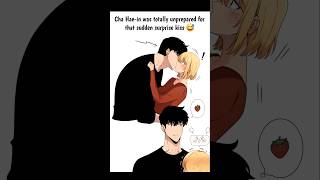 Cha Hae-in's kisses taste like strawberries 😘 #anime #jinwoo #sololeveling