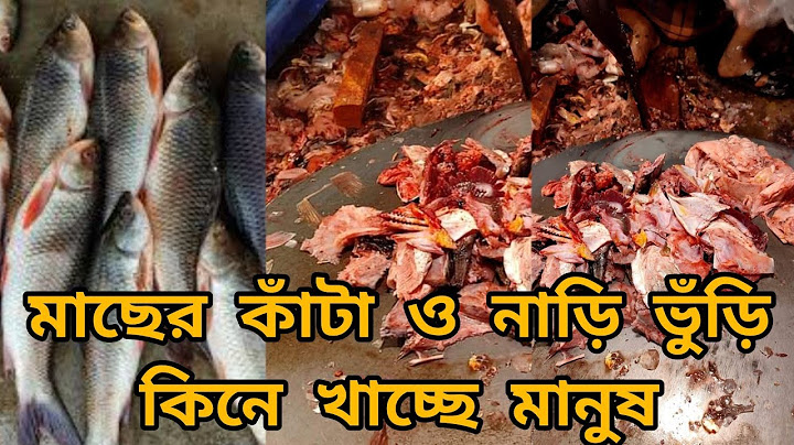 মানুষ এখন নাড়িভুঁড়ি খাচ্ছে মাছের। মাছের ফেলে দেওয়া কাটাও নাড়িভুঁড়ি খাচ্ছে এখন মানুষ।