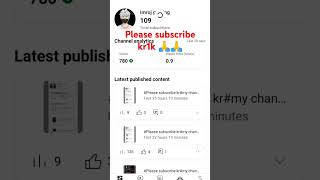 #Please subscribe kr1k#my #love ,🙏