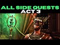 Baldurs gate 3 all act 3 side quests guide  full dialogue walkthrough