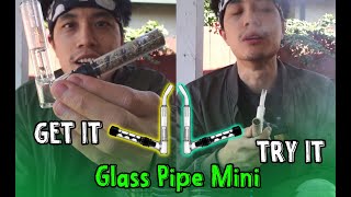Twisty Glass Pipe With Water Filter | Product Review