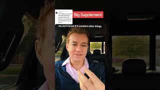 How big and dangerous is Big Supplement? #supplements #bigpharma