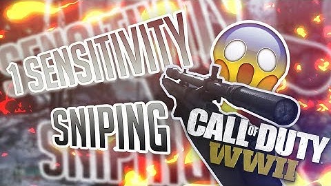 WW2 SNIPING ON 1 SENSITIVITY! #R3D RC @JerkyXP @RedKiwiz