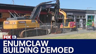 Unstable building in Enumclaw demolished | FOX 13 Seattle