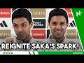 HOW to FIRE UP Saka! | Mikel Arteta EMBARGO | Arsenal v Everton