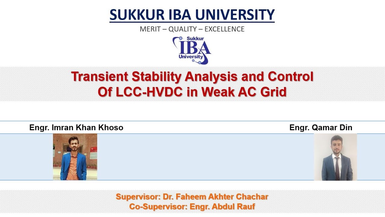 Transient Stability Analysis and Control of LCC-HVDC in Weak AC Grid