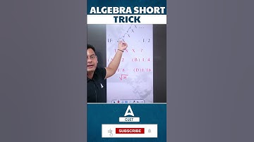 Algebra Short Tricks    #cuet #tricks